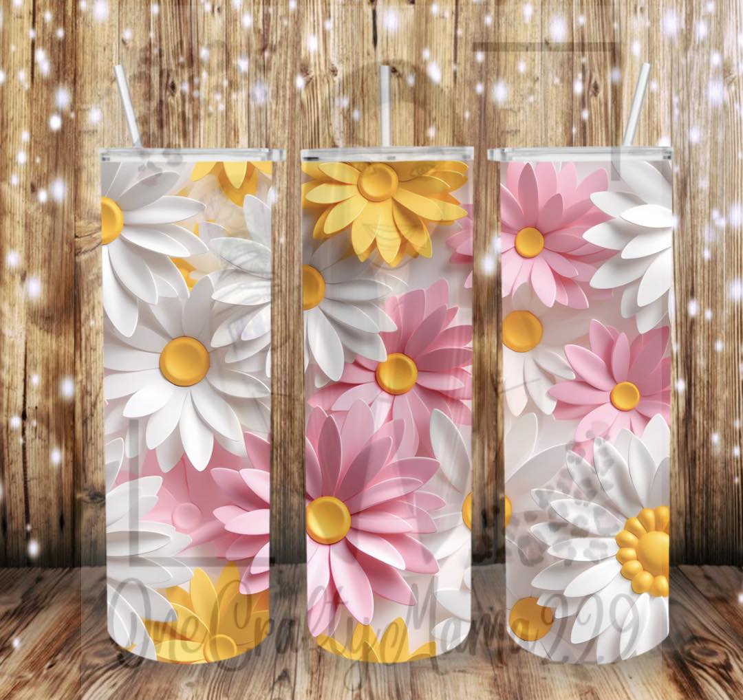 Daisy Yellow Tumbler