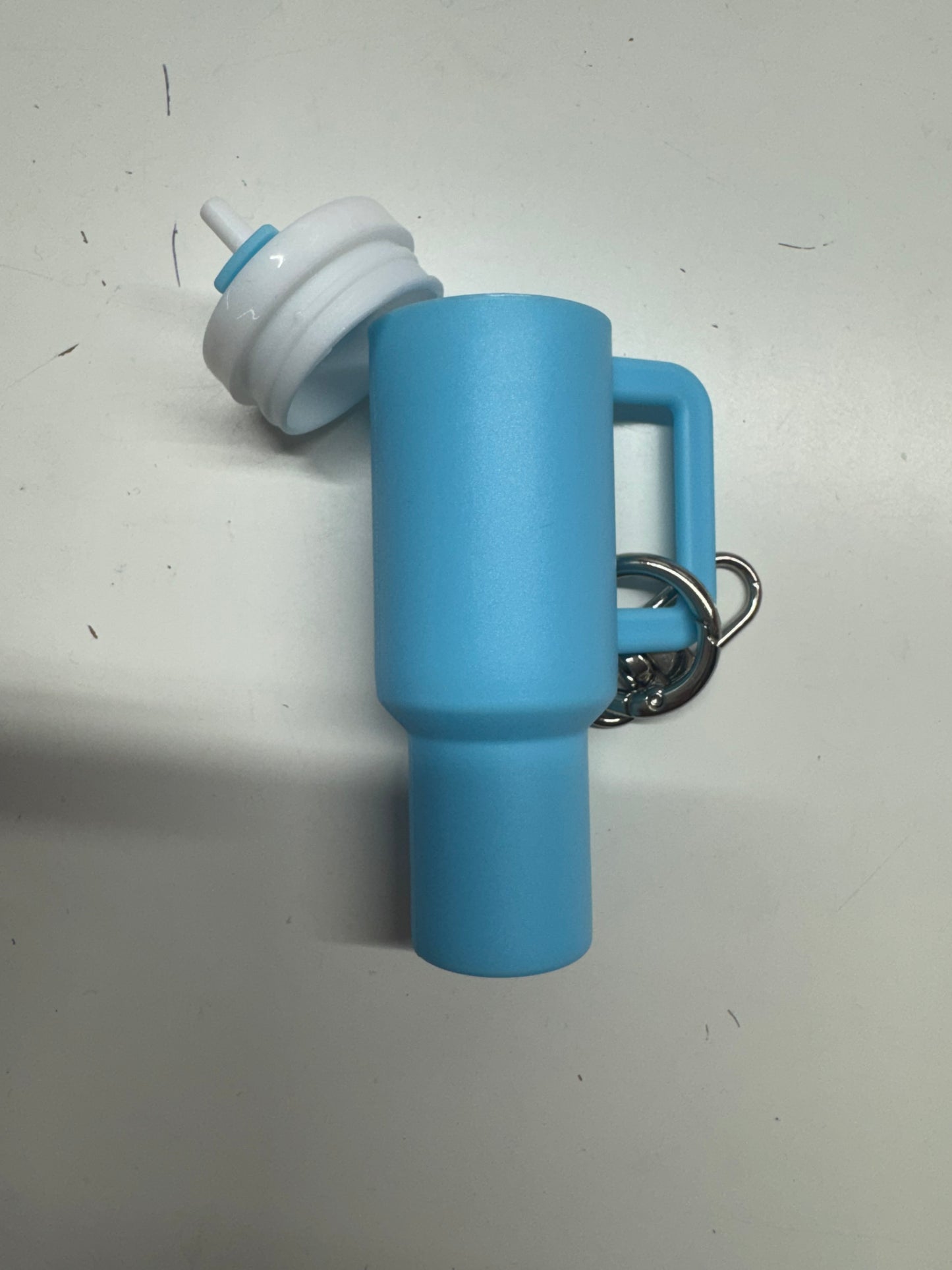 Chapstick cup keychain