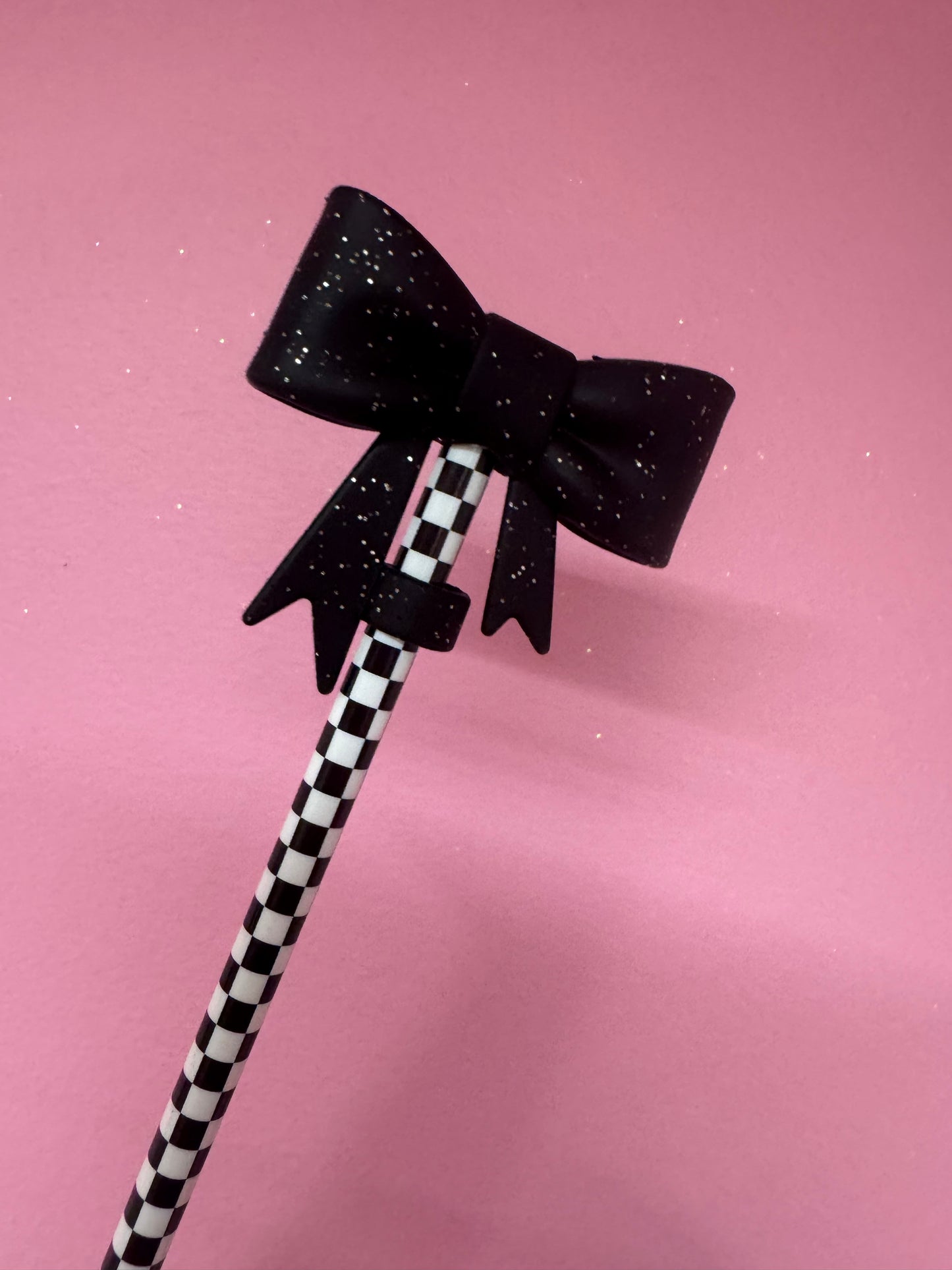 Bow Straw Toppers (1pc)