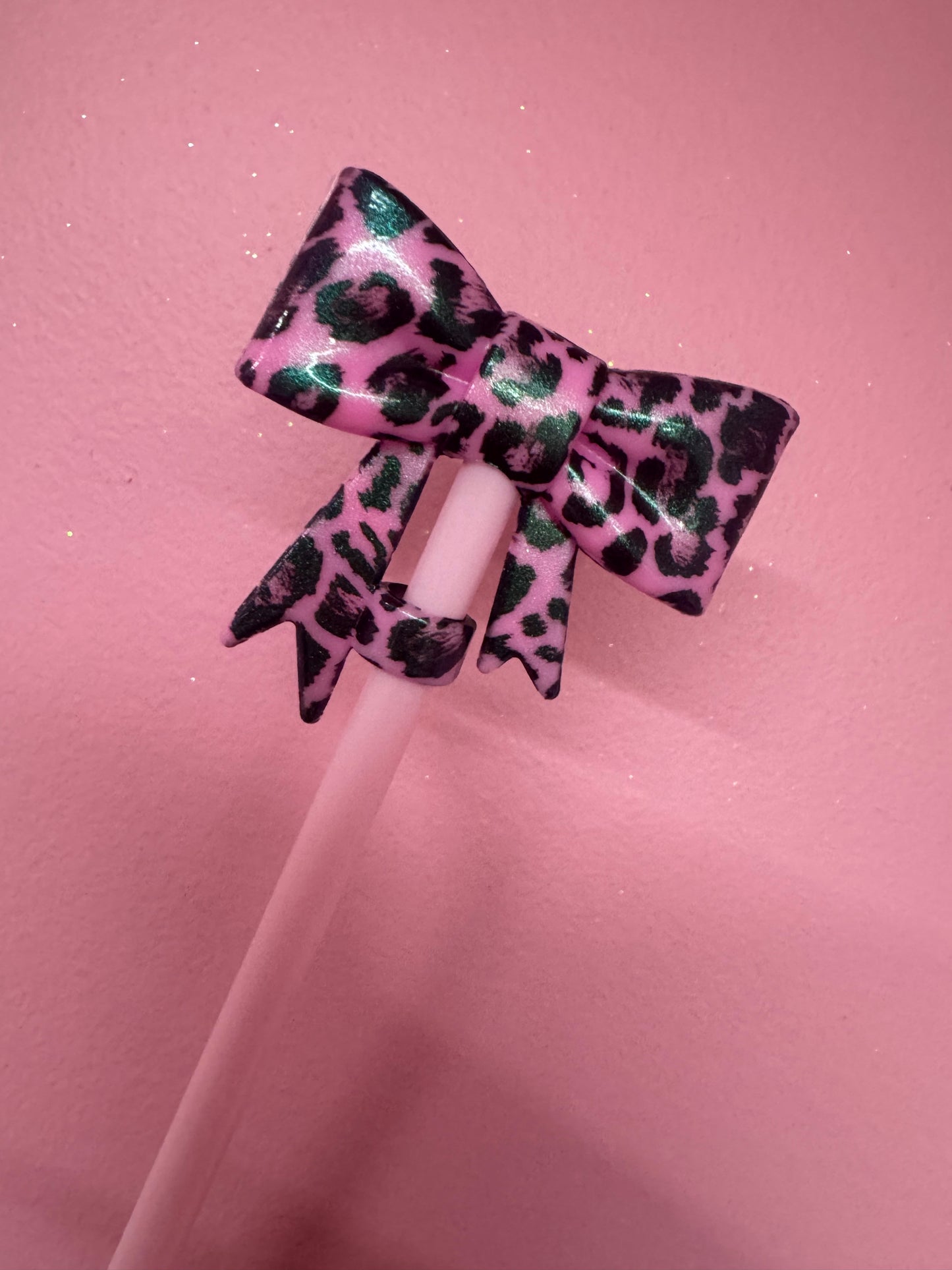 Bow Straw Toppers (1pc)