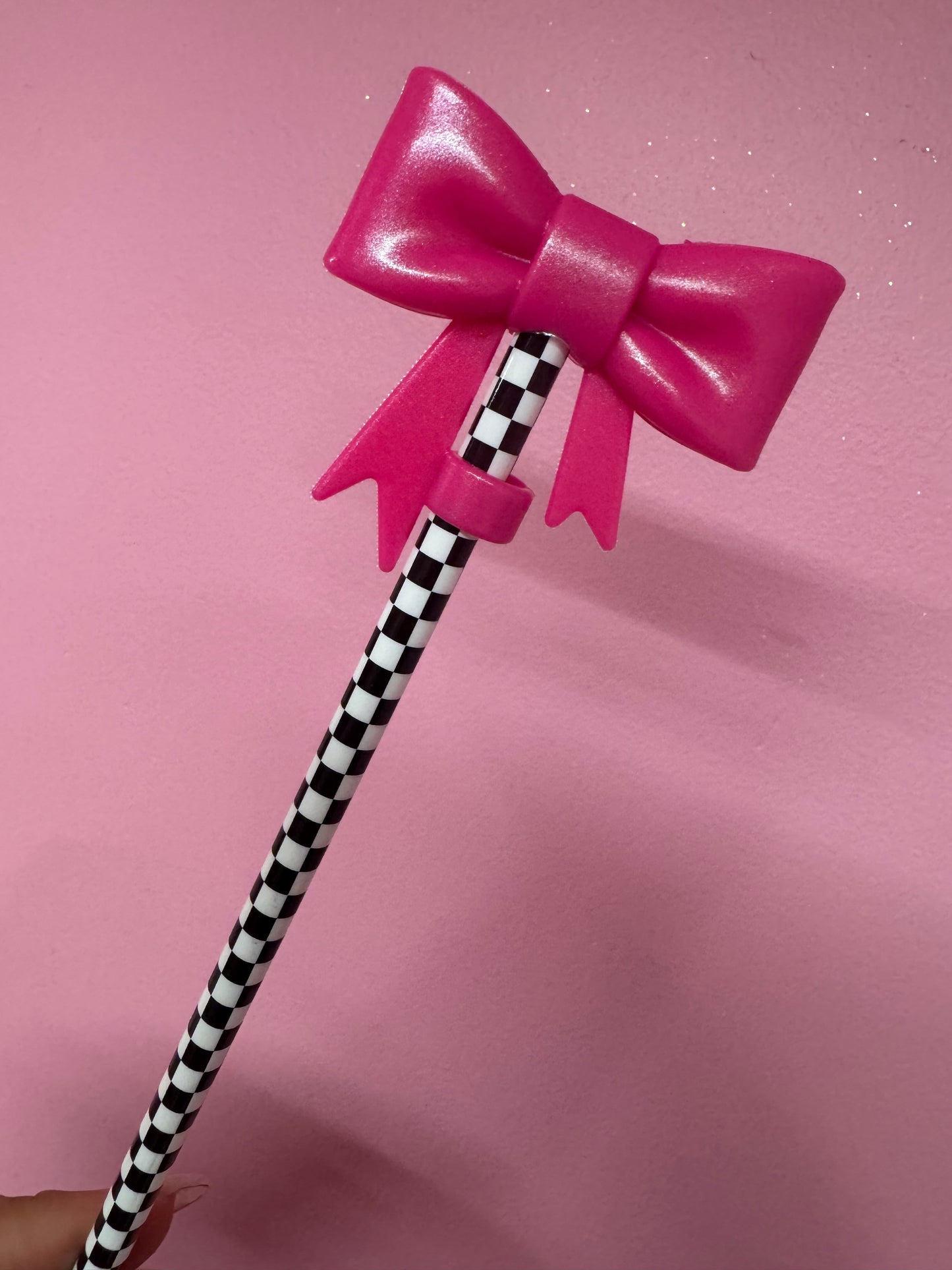 Bow Straw Toppers (1pc)