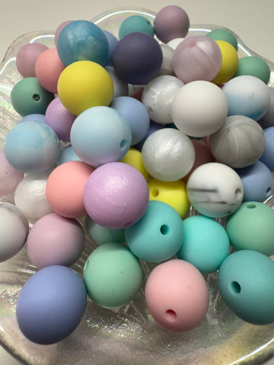 Pastel 15mm mix (20pcs)