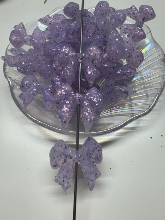 3d Glitter bows