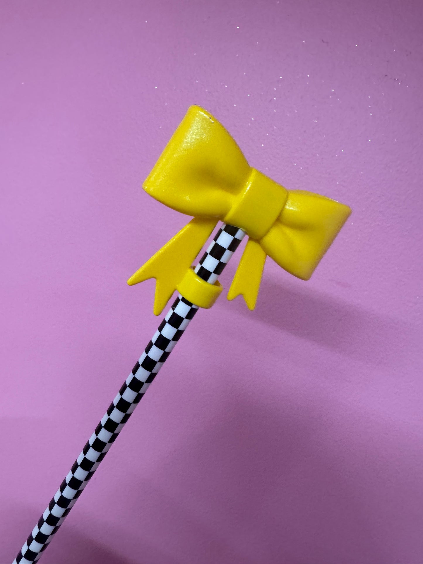 Bow Straw Toppers (1pc)