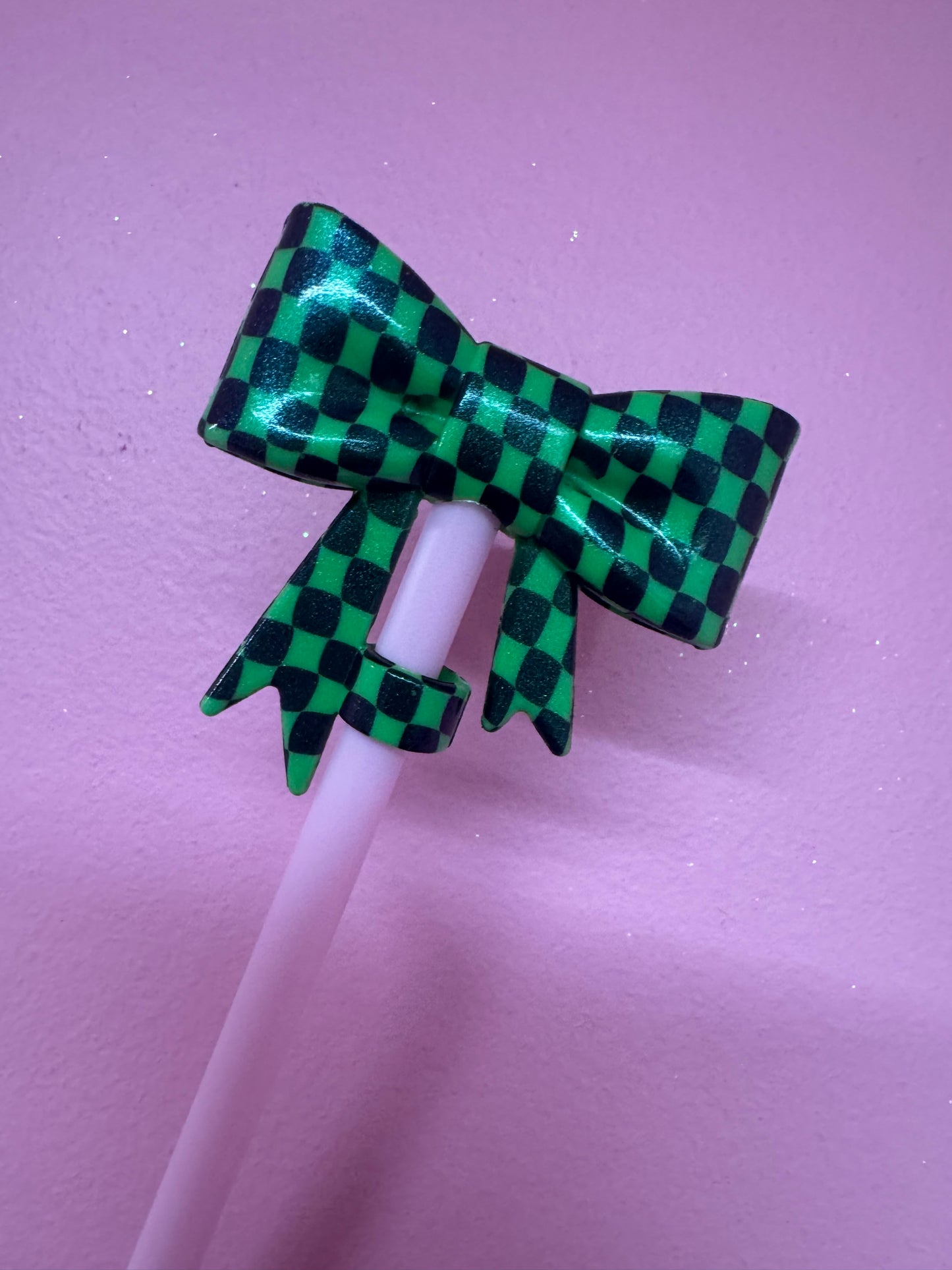 Bow Straw Toppers (1pc)