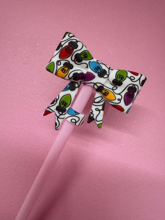 Bow Straw Toppers (1pc)
