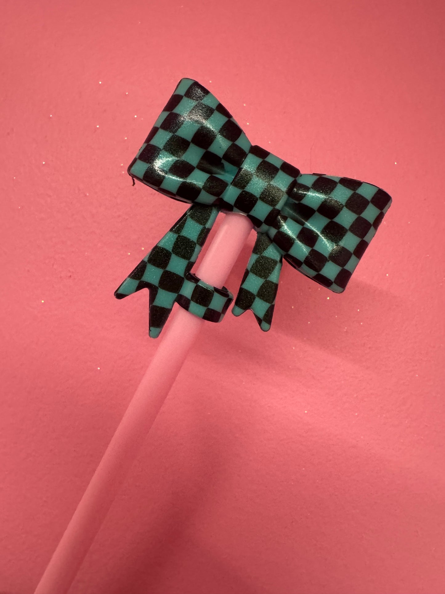 Bow Straw Toppers (1pc)