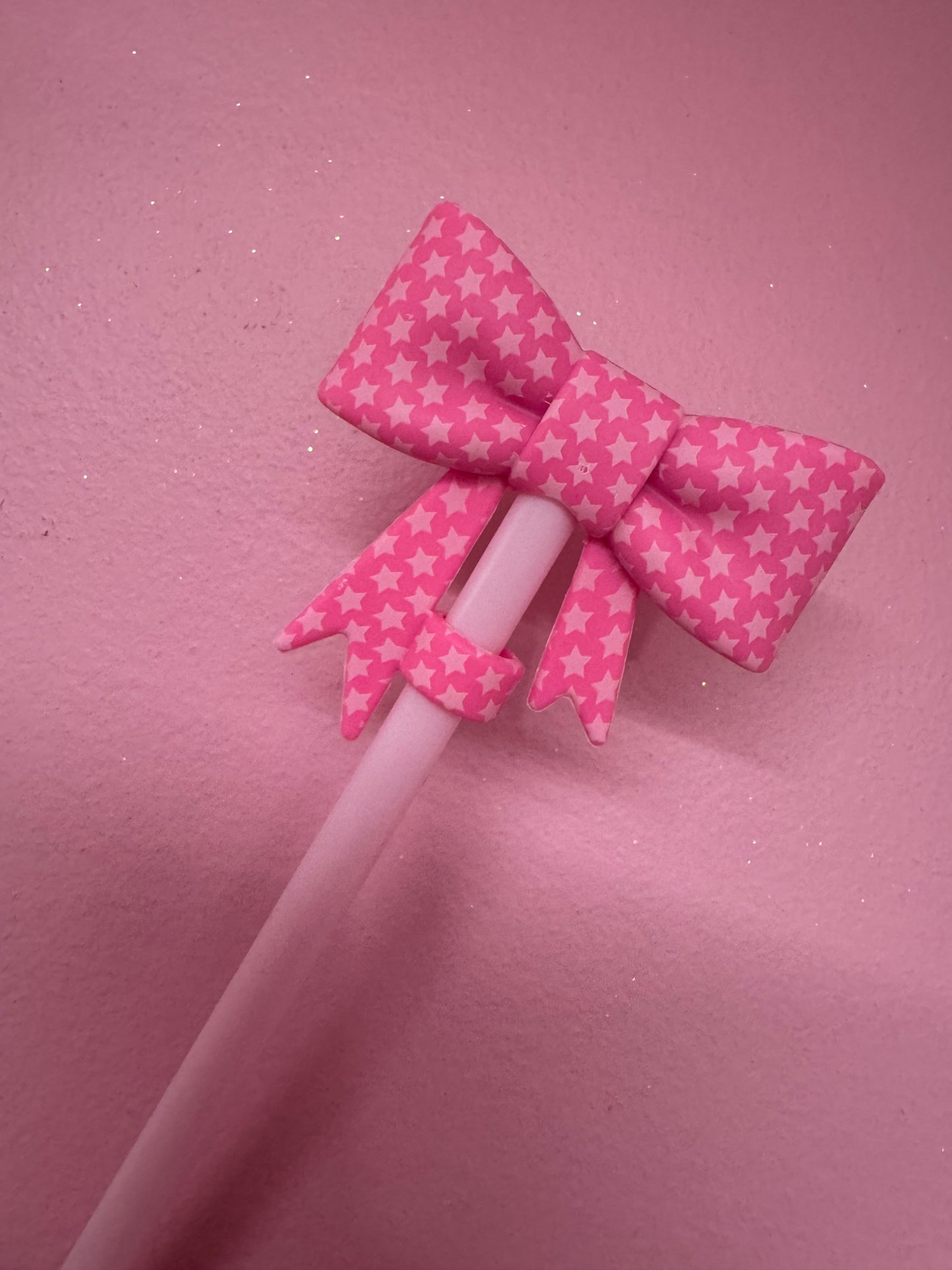 Bow Straw Toppers (1pc)