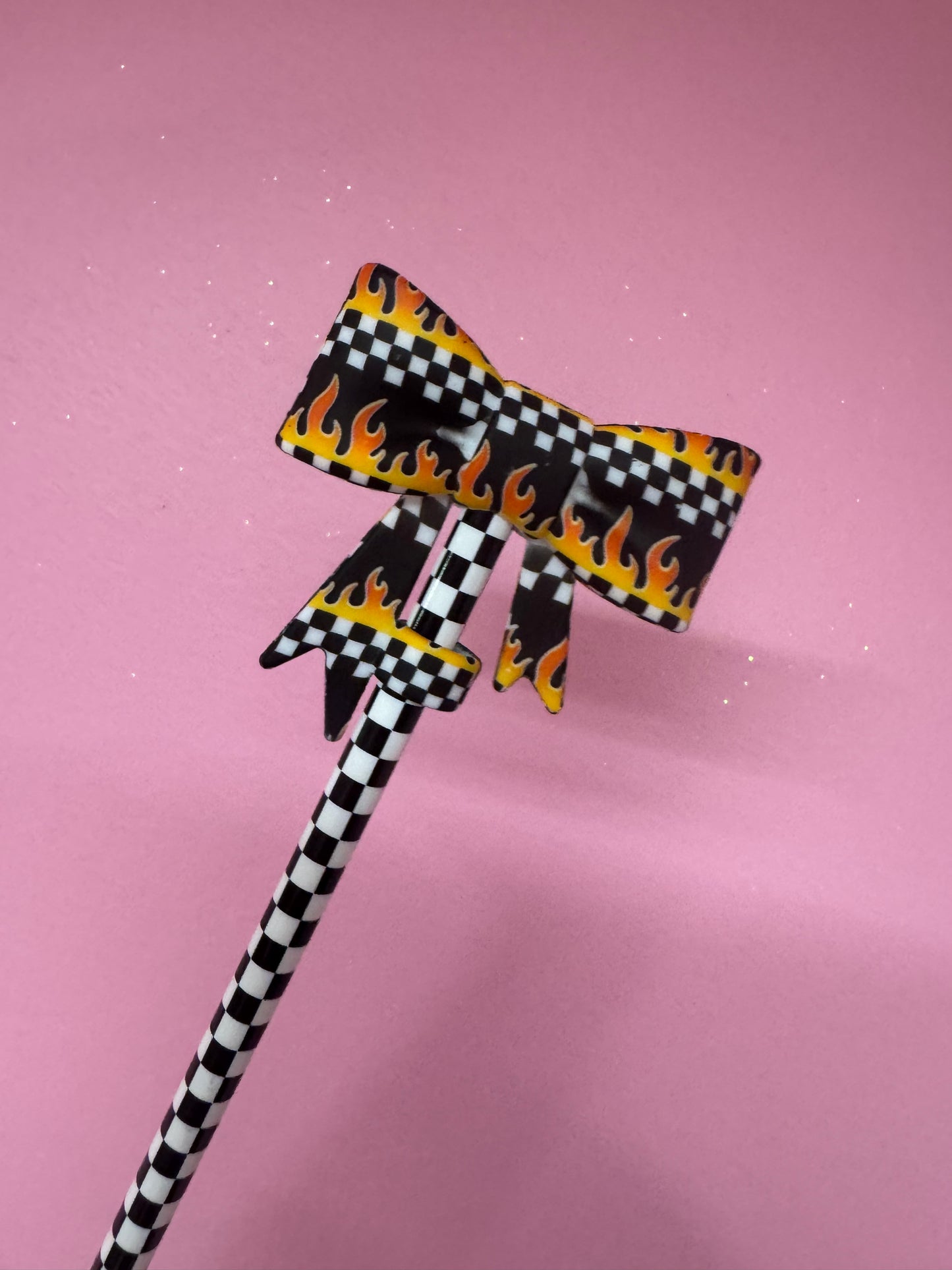 Bow Straw Toppers (1pc)