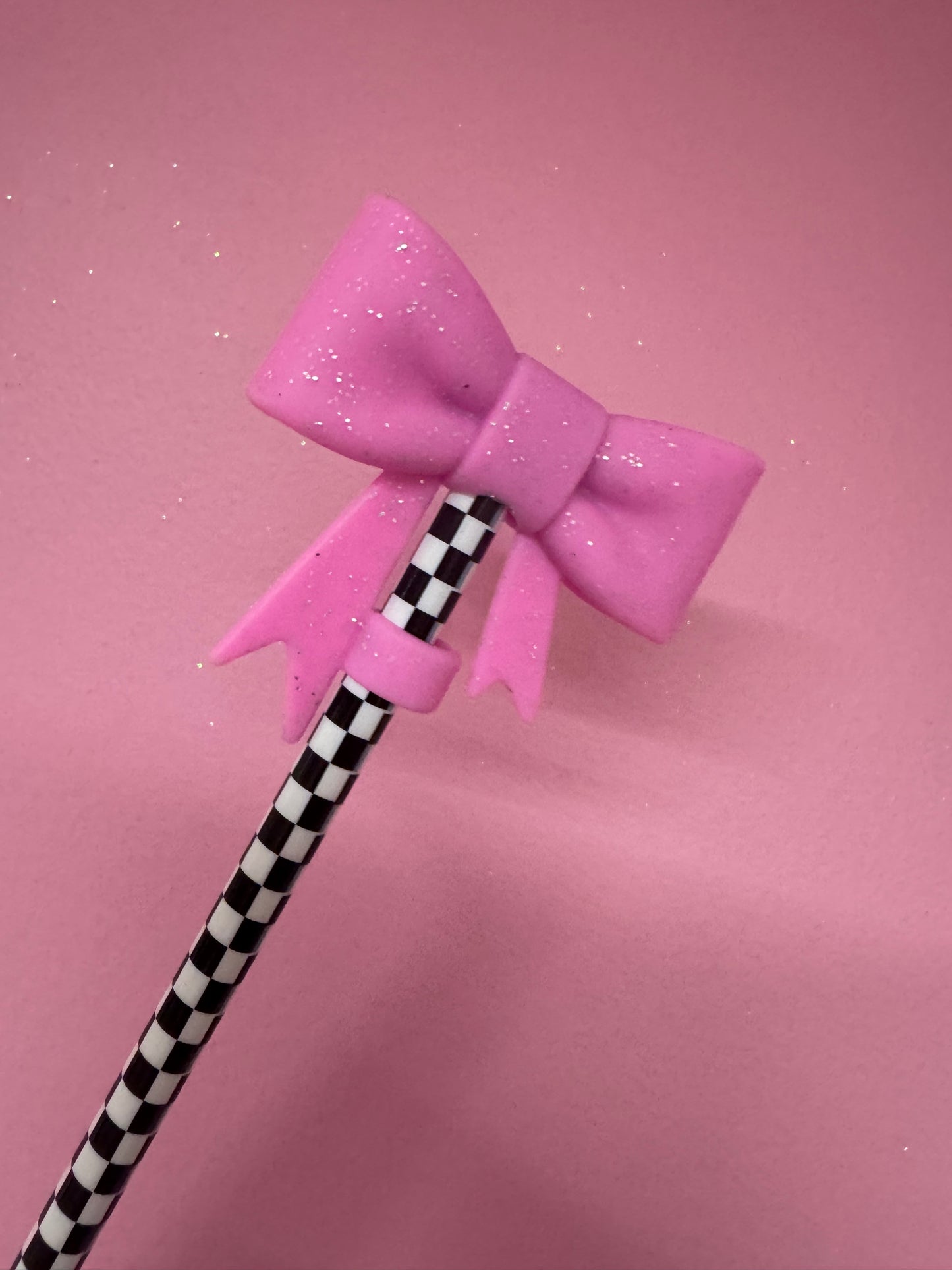Bow Straw Toppers (1pc)
