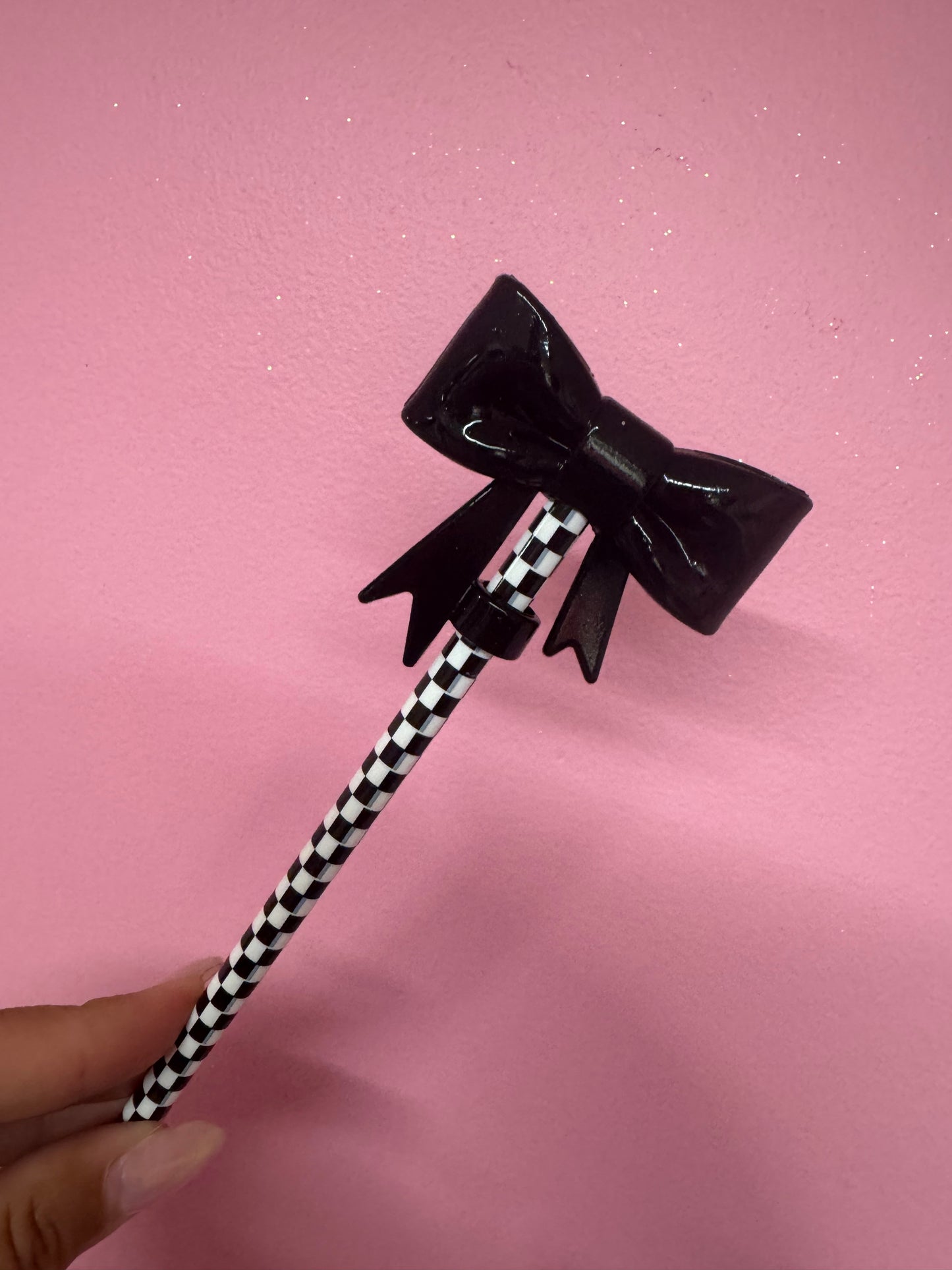 Bow Straw Toppers (1pc)