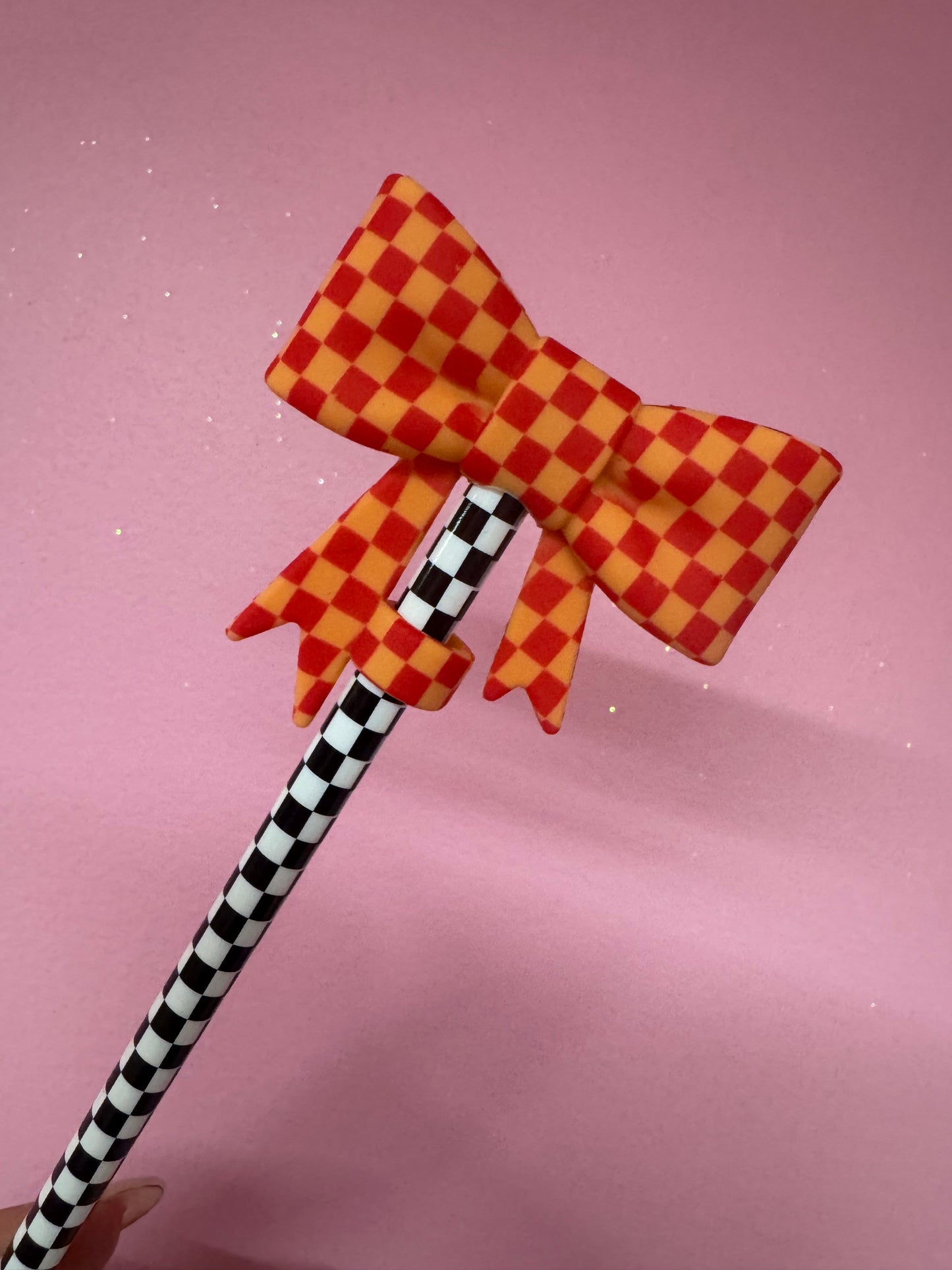 Bow Straw Toppers (1pc)