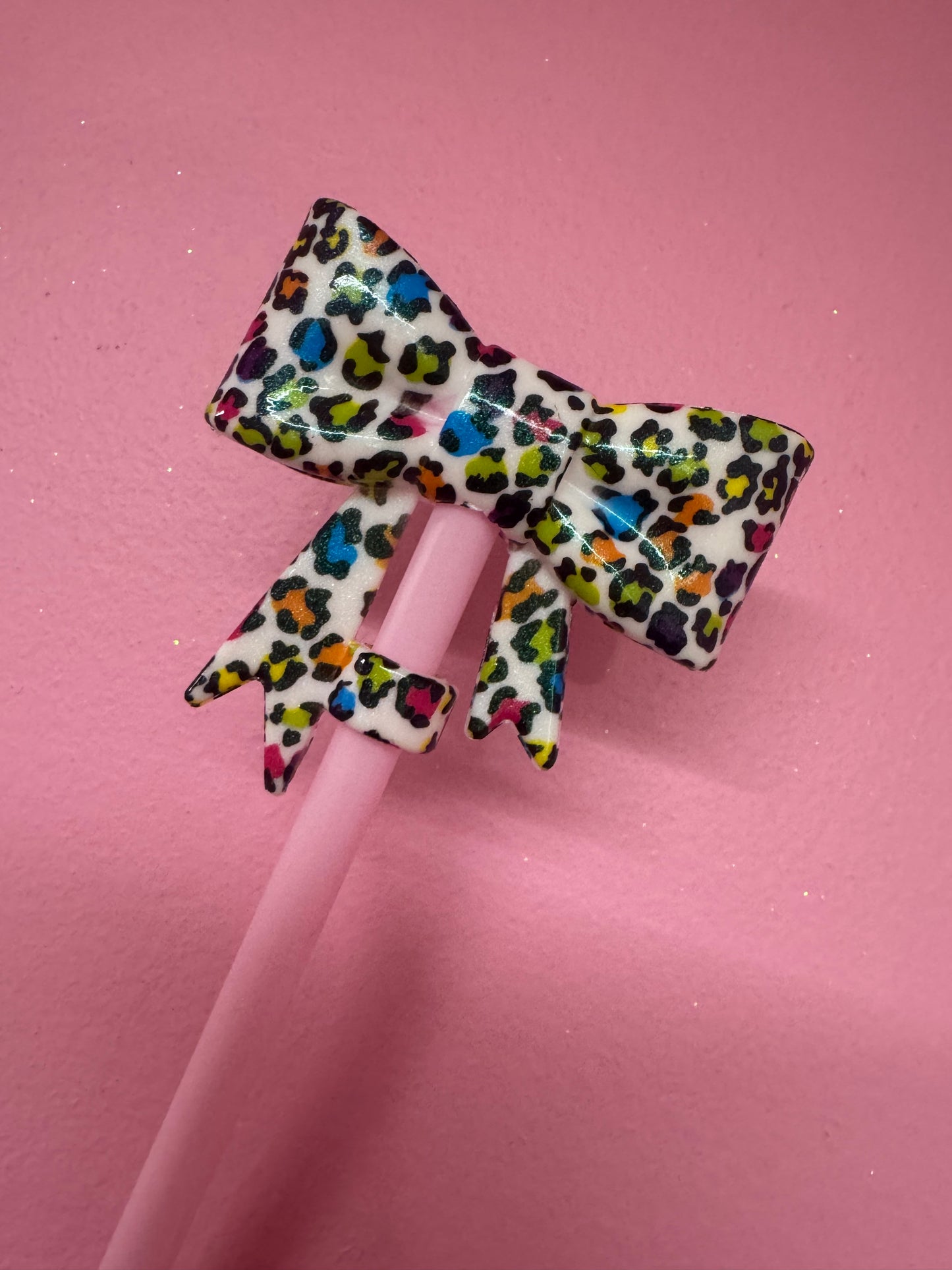 Bow Straw Toppers (1pc)