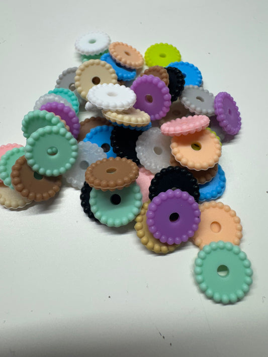 Silicone spacers flat (1pc)