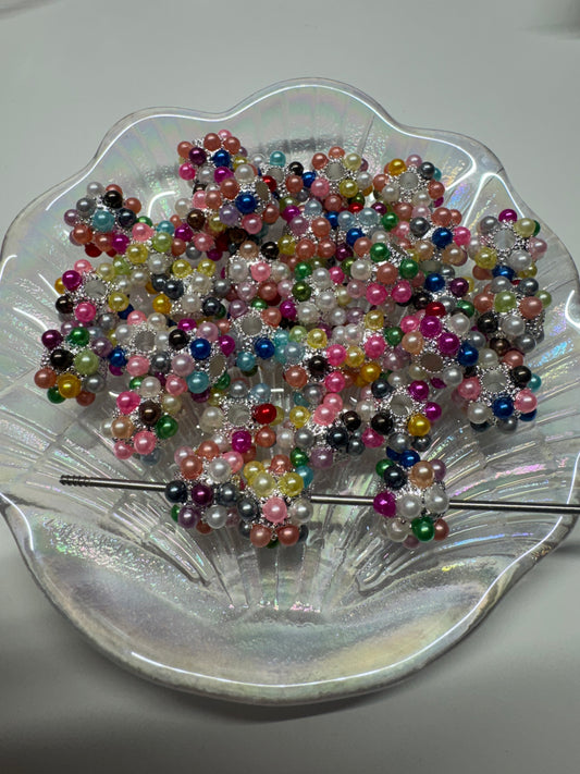 Metal pearl beads (1pc)