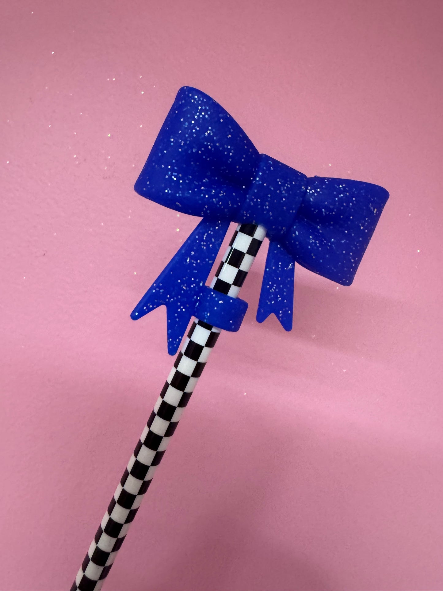 Bow Straw Toppers (1pc)
