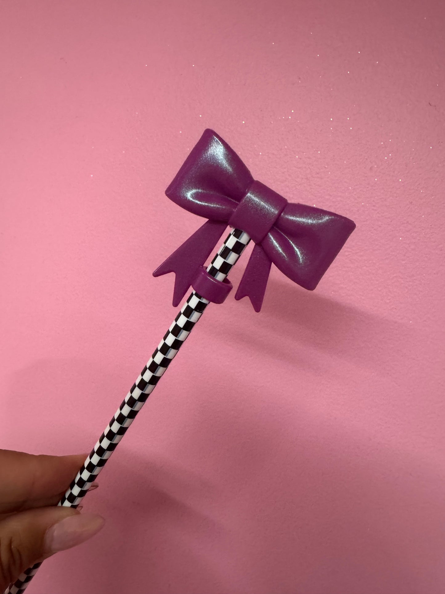 Bow Straw Toppers (1pc)