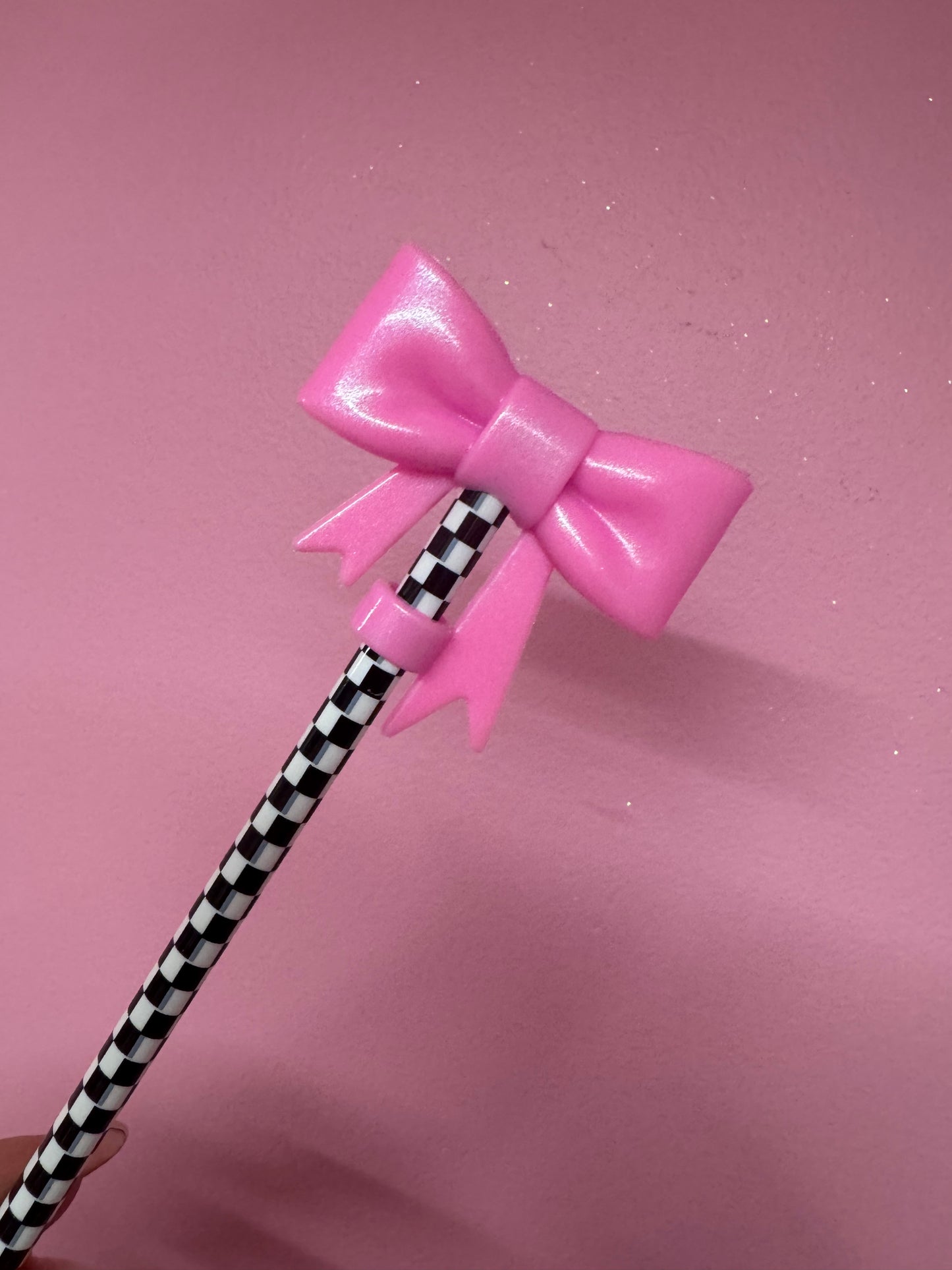 Bow Straw Toppers (1pc)