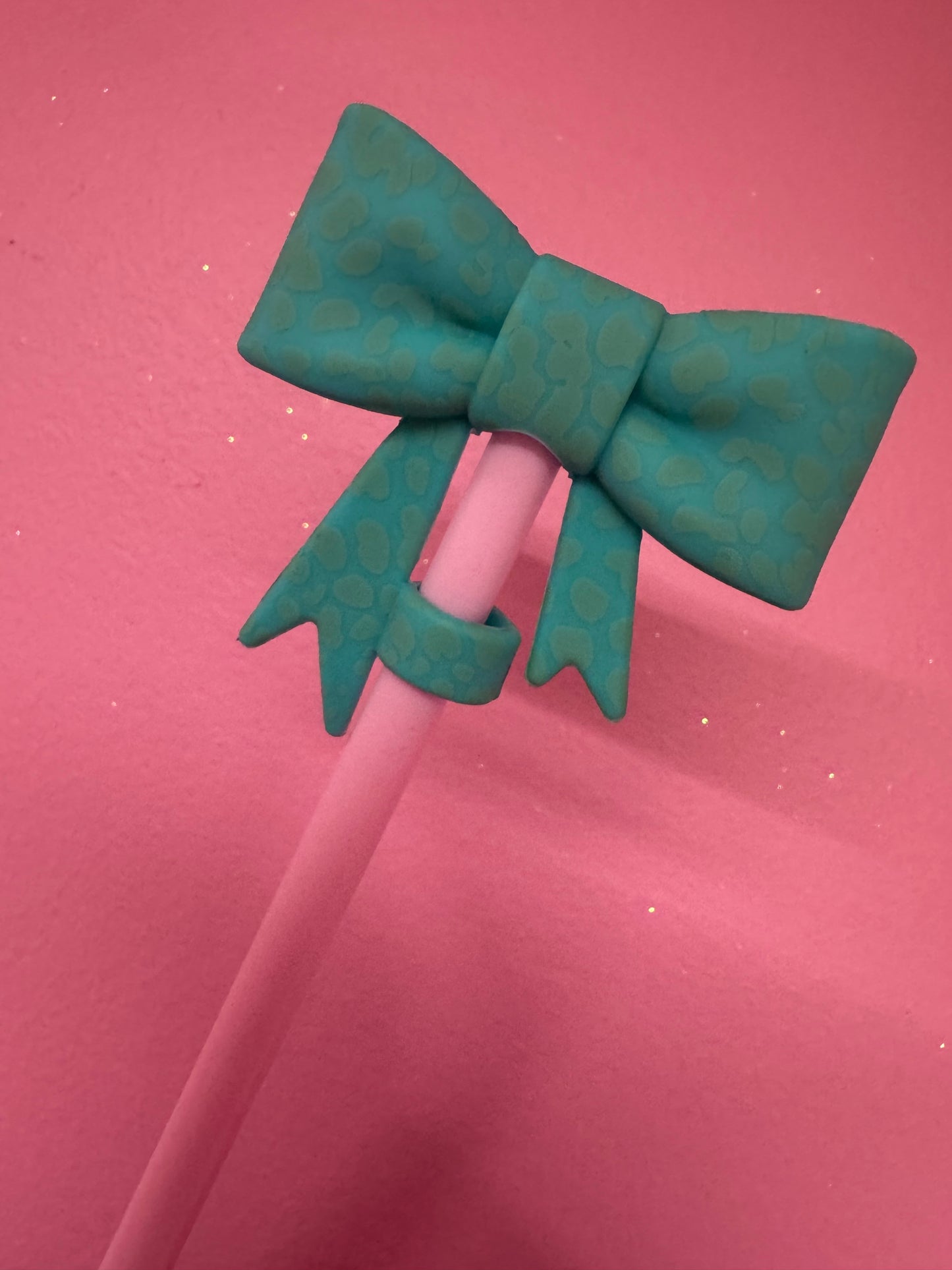 Bow Straw Toppers (1pc)