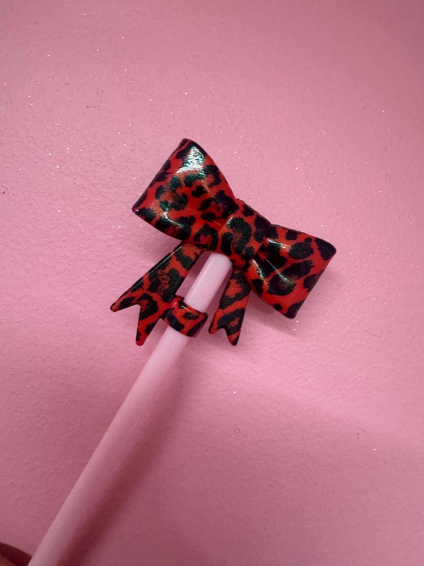 Bow Straw Toppers (1pc)