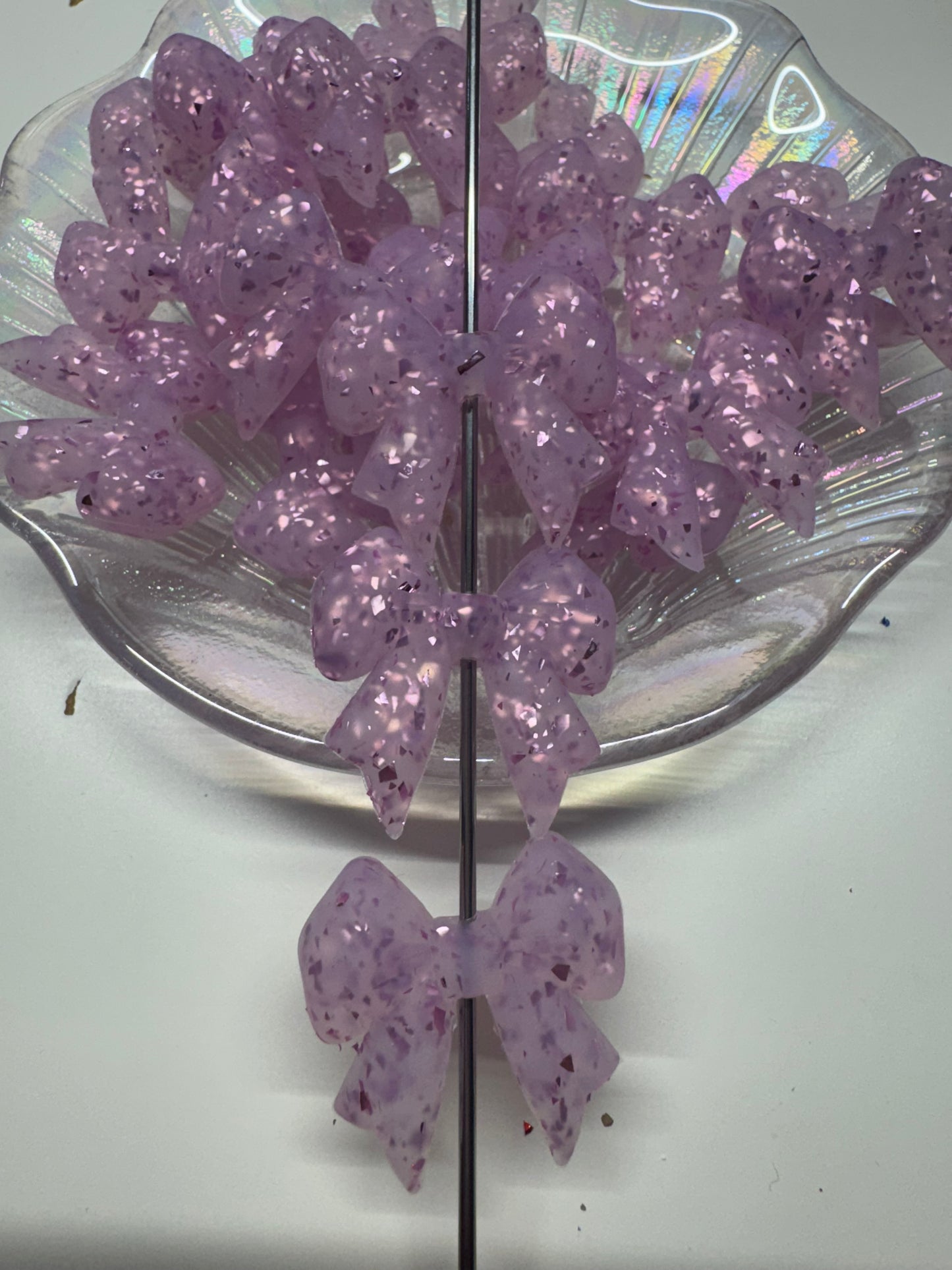 3d Glitter bows