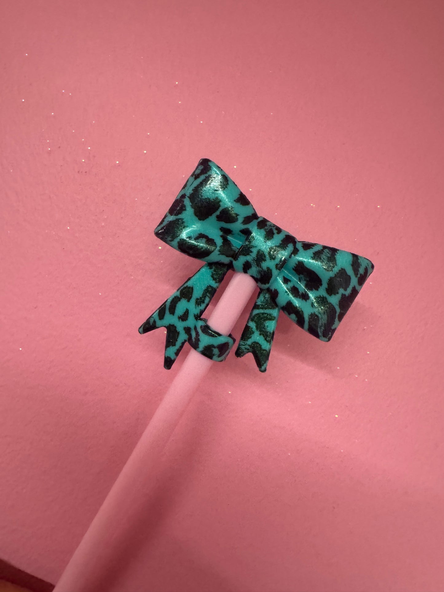 Bow Straw Toppers (1pc)