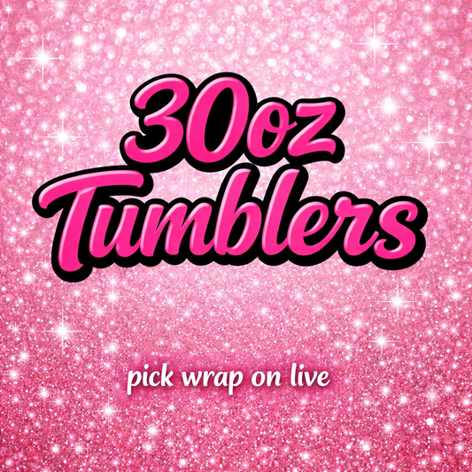 30oz Tumblers (stainless steel)