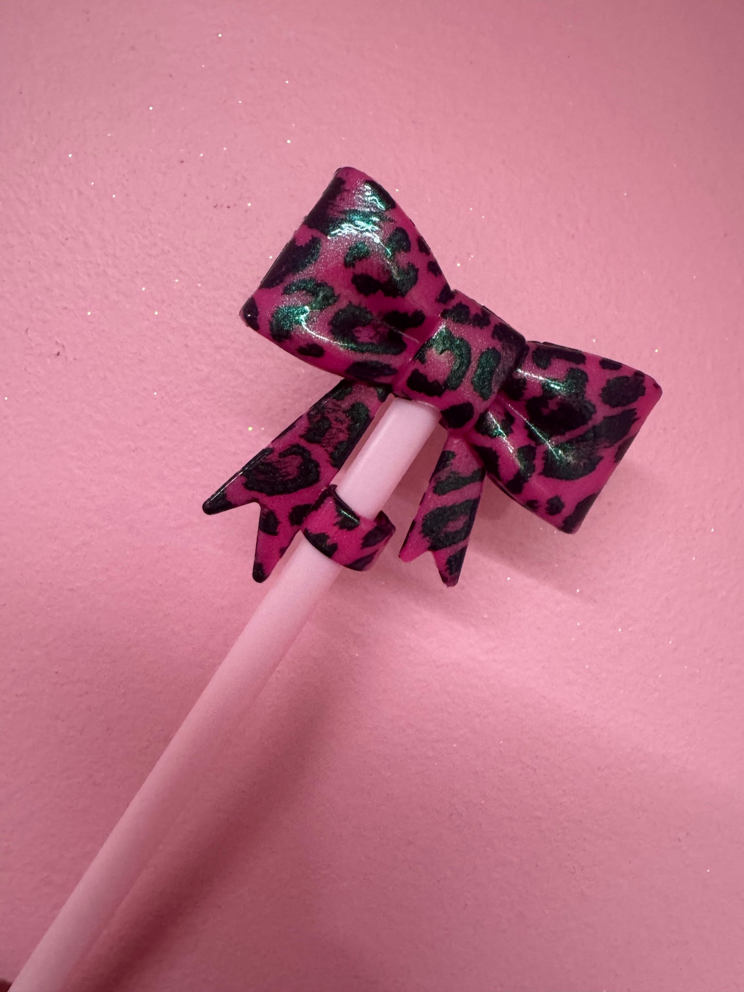 Bow Straw Toppers (1pc)