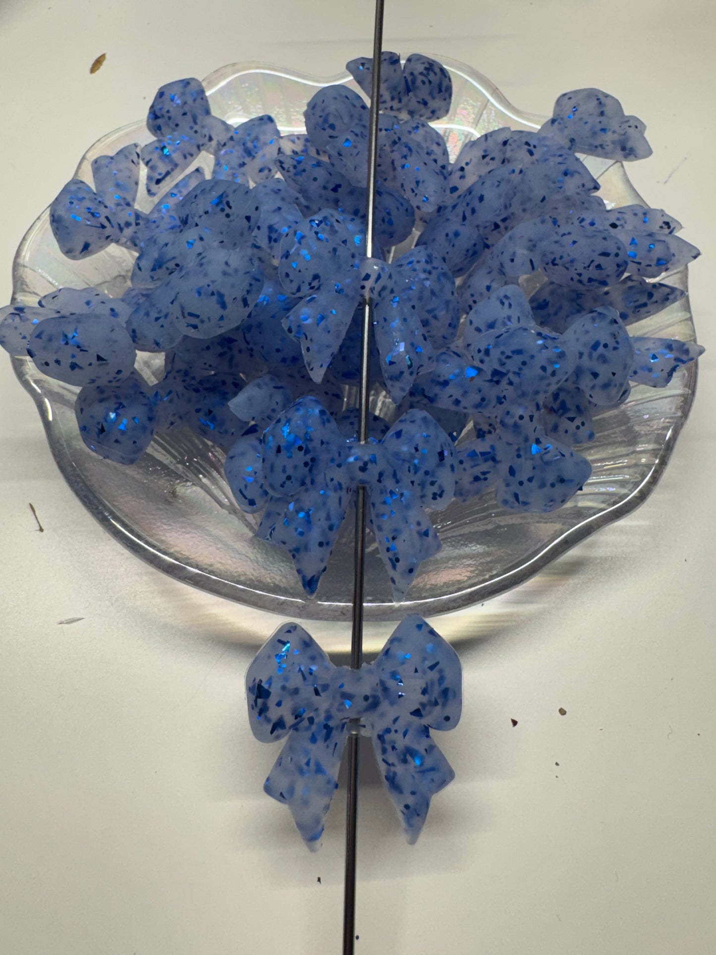3d Glitter bows