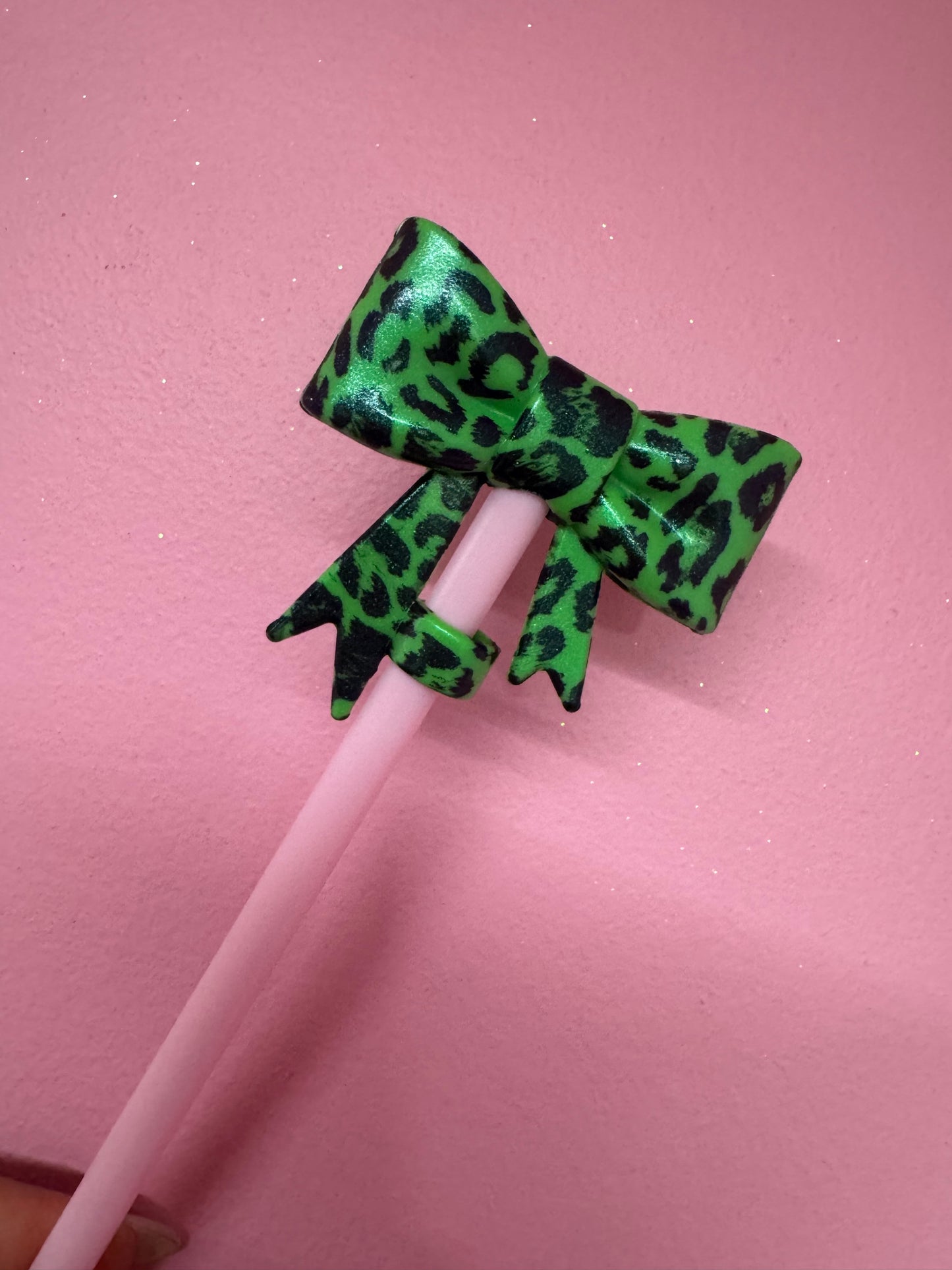 Bow Straw Toppers (1pc)
